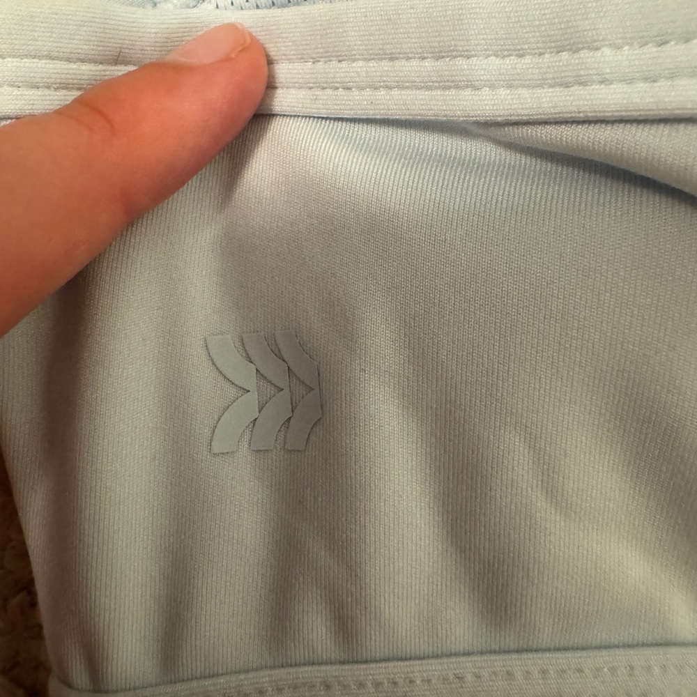 Target Blue Sports Bra with Racerback Design - Picture 3 of 4
